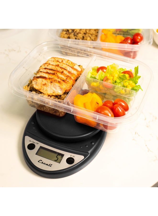 Escali Primo P115WR Precision Kitchen Food Scale for Baking and Cooking, Lightweight and Durable Design 8" x 6" x 1.25" P115CH - Image 5