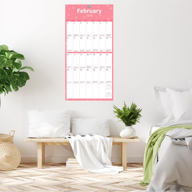 Chambom 2026 Calendar - 13 Month Funny Jokes Calendar JAN 2026 - JAN 2027, Wall Calendars Large Blocks, 2026 Calendars Wall for Office School Home, White Elephant Gag Gift for Him or Her, 12" x 24"(open) Funny Gifts - Image 2