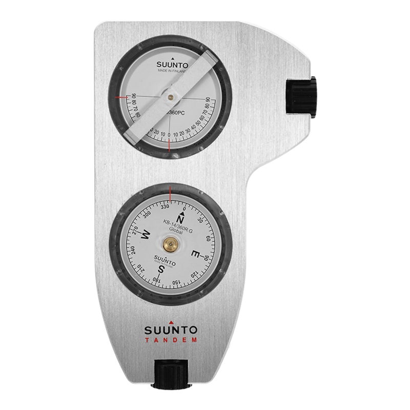 SUUNTO Tandem 360PC/360R G Compass/Clinometer: 2-in-1 Precision Compass and Clinometer for Professionals,white - Image 1