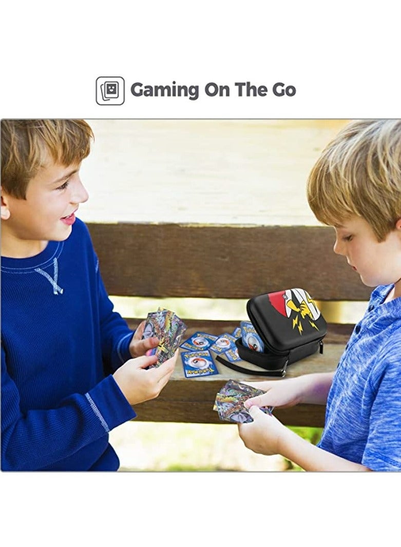 Pokemon Pokemon Card Case Holder For Pm TCG Cards, Cards Storage Box With Removable Divider And Hand Strap  - Image 5