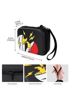 Filly Filly Pokemon Card Case Holder For Pm TCG Cards, Cards Storage Box With Removable Divider And Hand Strap  - Image 4