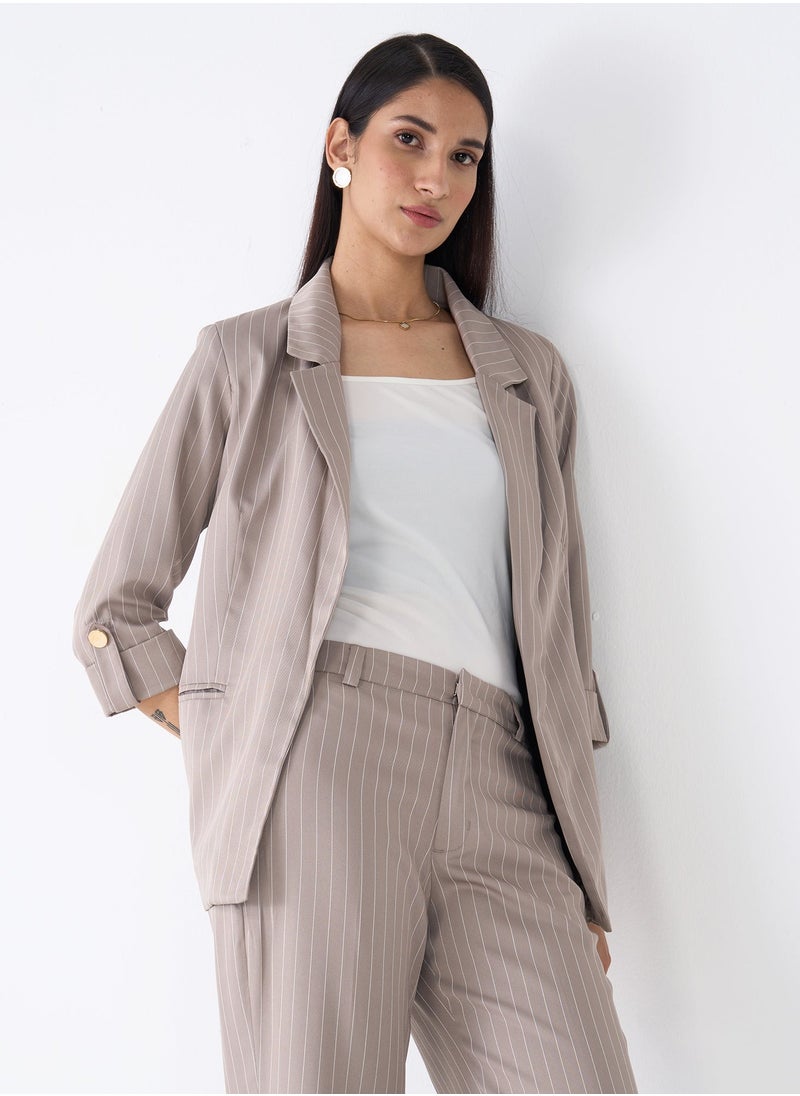 Salt Attire Women's Coastal Breeze Open Blazer for Effortless Style and Comfort, Lightweight Polyester Design, Versatile for Any Occasion, Ideal for Layering, Chic Look , Perfect for Any Wardrobe  - Image 5