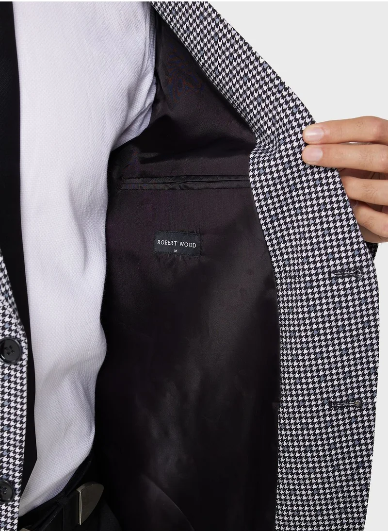 روبرت وود Mens Full Sleeve Blazer