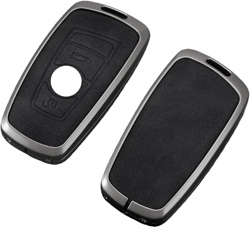 A Black Car Remote Key Cover Compatible For BMW 1 7 Series X1 X3 X4 X5 X6 Models - Image 1