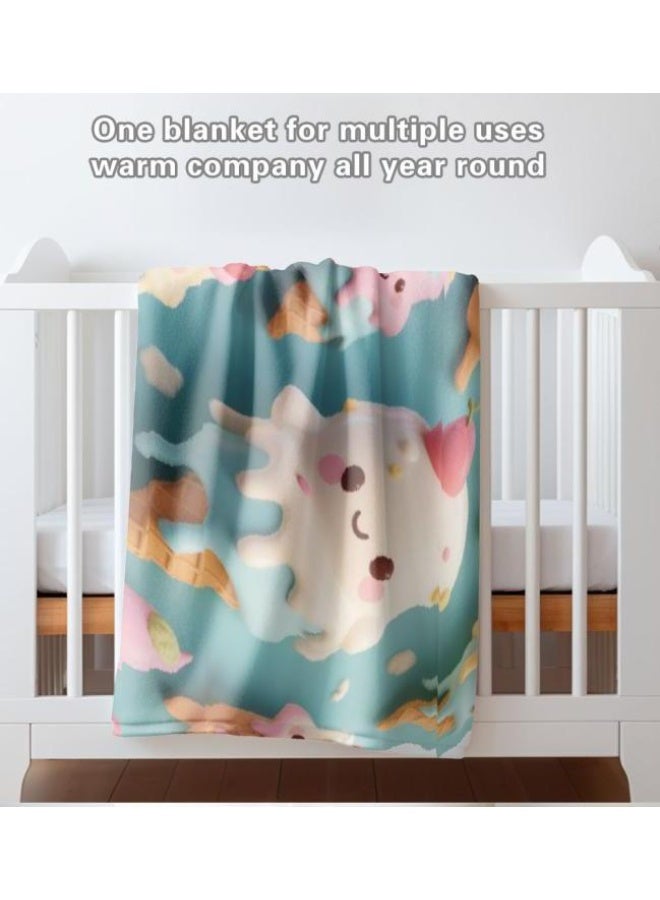 عام بطانية رقيقة من الفانيلا (حرارة ومريحة، ومناسبة للنوم واستخدام اللعبة والغبار والرمل) 150 سم * 200 سم - 590 - Image 4