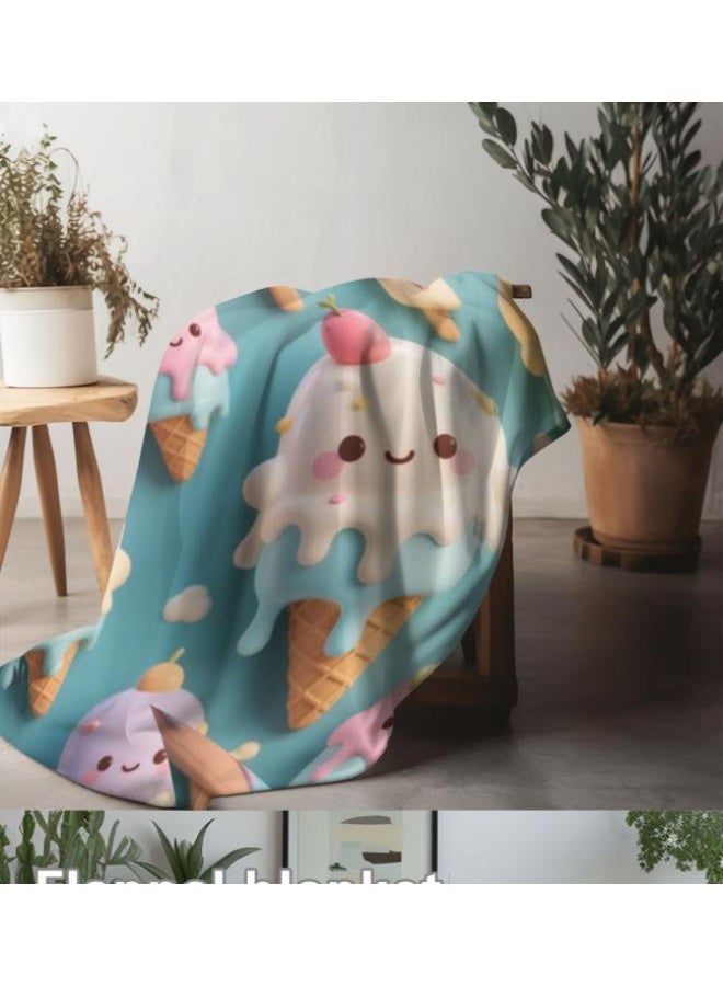 عام بطانية رقيقة من الفانيلا (حرارة ومريحة، ومناسبة للنوم واستخدام اللعبة والغبار والرمل) 150 سم * 200 سم - 590 - Image 2