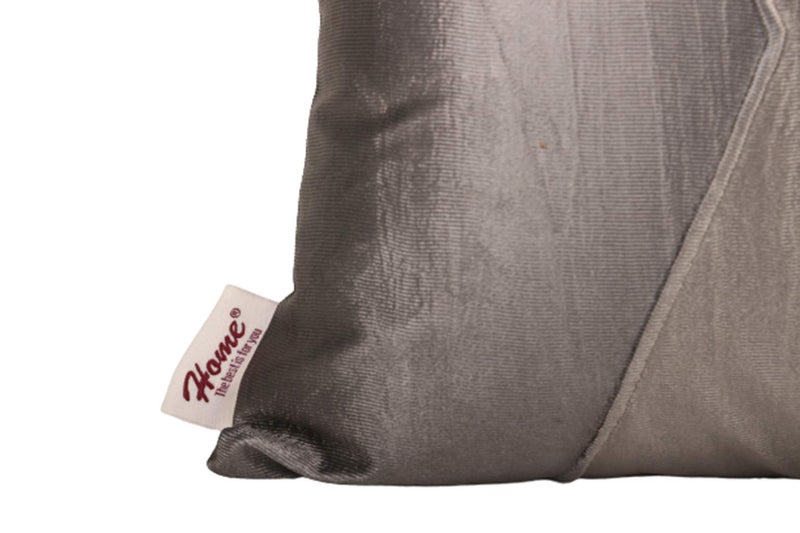 Home- The Best is for You Polyester Rectangular Striped Cushion Cover 12x18 Inch Pack of 2 (Grey) - Image 5