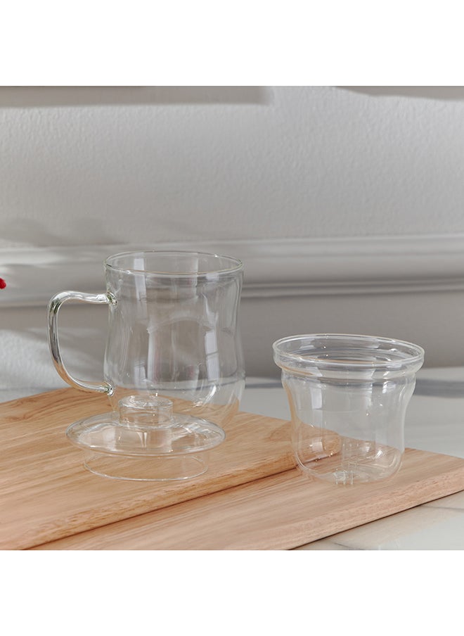 Home Box كوب شاي زجاجي للاستمتاع 350 مل  - Image 3