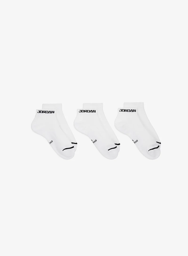 جوردن 3-Pack Everyday Elevated Low Socks