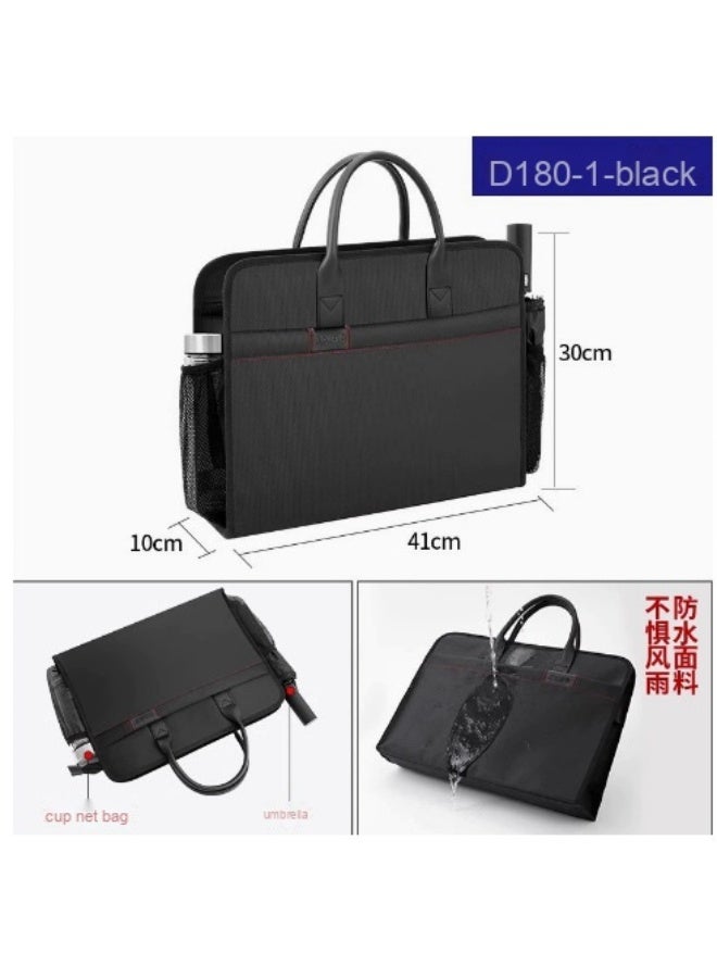 Men's Designer Briefcase with High-End Aesthetic and Large Capacity