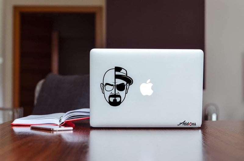 Add-Ons Breaking Bad Decal Sticker For Laptop & MacBook (Black) - Image 1