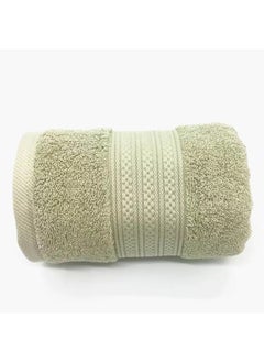 Arabest 4-Piece Towel Set, Green Cotton Luxury Plush Towels, 2 Square Towel, 1 Washcloths, 1 Bath Towel - Highly Absorbent, Quick Dry,Premium Quality Towel Hand Set for Bathroom  - Image 3