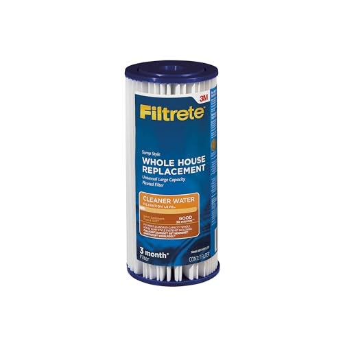 Filtrete Large Capacity Pleated Whole House Water Filter System 3WH-HDPL-F01 - Image 1