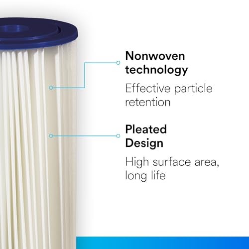 Filtrete Large Capacity Pleated Whole House Water Filter System 3WH-HDPL-F01 - Image 4