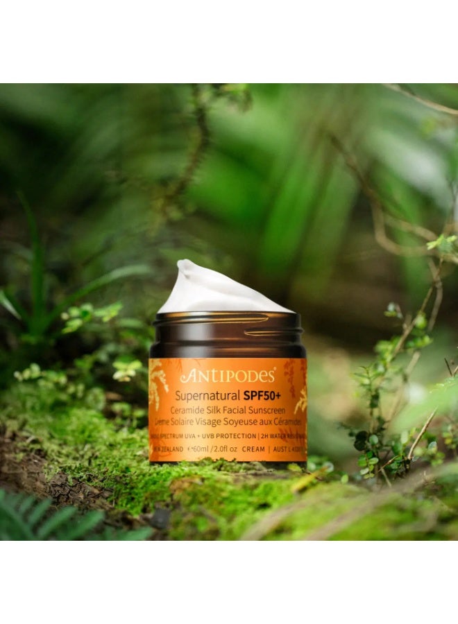 Antipodes Supernatural Ceramide Silk Facial Sunscreen SPF50+ 60ml - Image 4