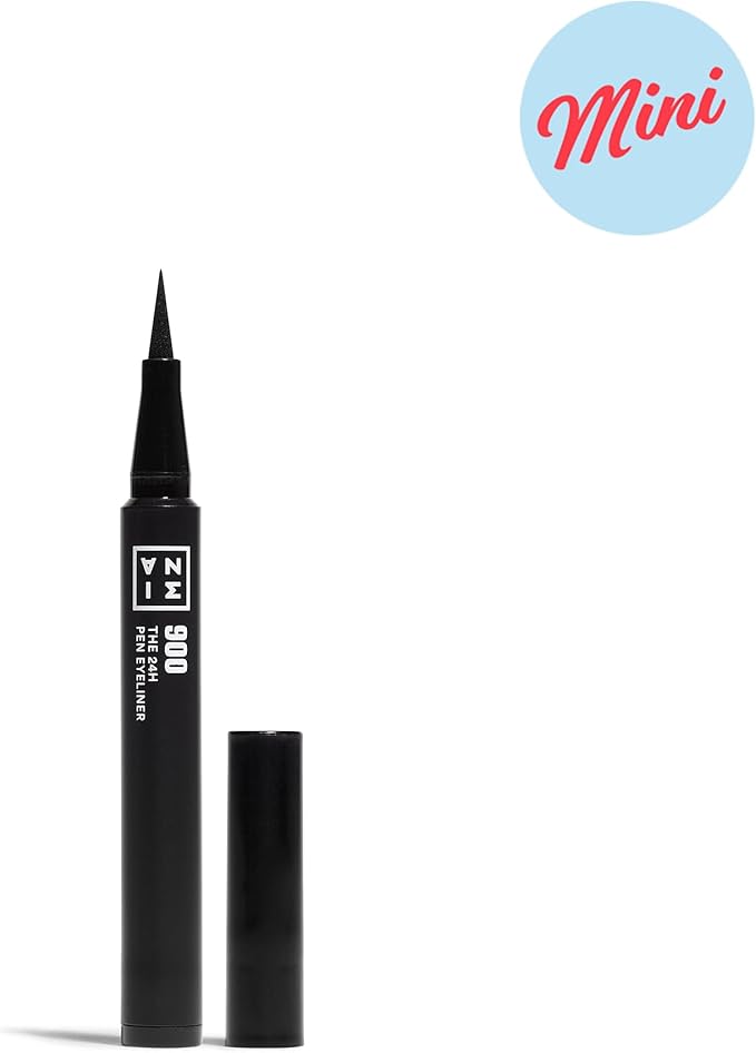 3INA MAKEUP The 24H Pen Eyeliner 900 Black Eyeliner 24h Longwear SmudgeProof for Sensitive Eyes Precise Felt Tip Liner - Image 2