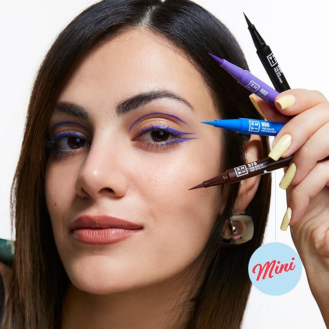 3INA MAKEUP The 24H Pen Eyeliner 900 Black Eyeliner 24h Longwear SmudgeProof for Sensitive Eyes Precise Felt Tip Liner - Image 5