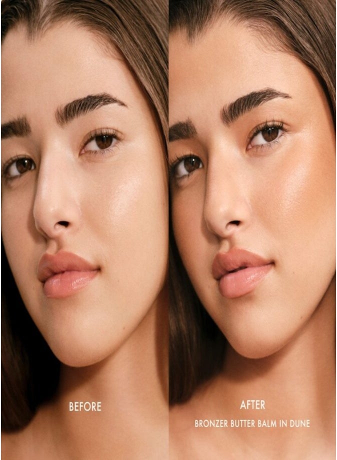 Summer Fridays Bronzer Butter Balm Sculpting Cream Bronzer with Ceramides 5g Dune | Hydrating Cream Bronzer for Natural Sun-Kissed Glow - Image 2