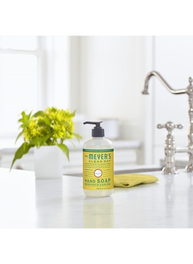 Mrs. Meyer's Clean Day Hand Soap, Made with Essential Oils, Biodegradable Formula, Honeysuckle, 12.5 fl. oz - Pack of 3  - Image 5