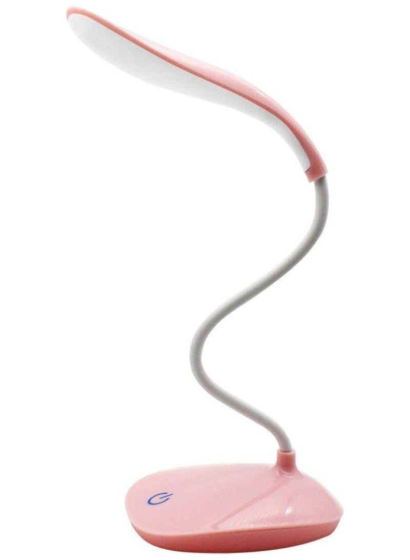 Kimaya Desk Lamp with Flexible Gooseneck 3 Level Brightness, Rechargeable Table Light, Table Lamp 5W Touch Control, Dimmable Reading Lamp, Compact Portable lamp for Dorm Study Office Bedroom, Eye-Caring and Energy Saving - Image 4