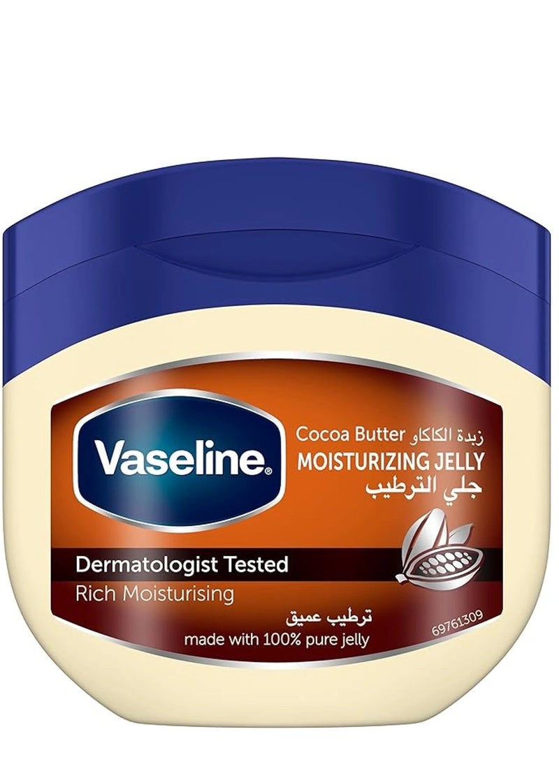 Vaseline Healing Petroleum Jelly For Dry Skin Cocoa Butter 450ml