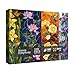 IdeaBazar Stained Glass Flower Puzzles for Adults 1000 Pieces Colorful Art Plant Jigsaw Puzzles Beautiful Season Bird Cardinal Dragonfly Lotus Rose Floral Puzzle - Image 2