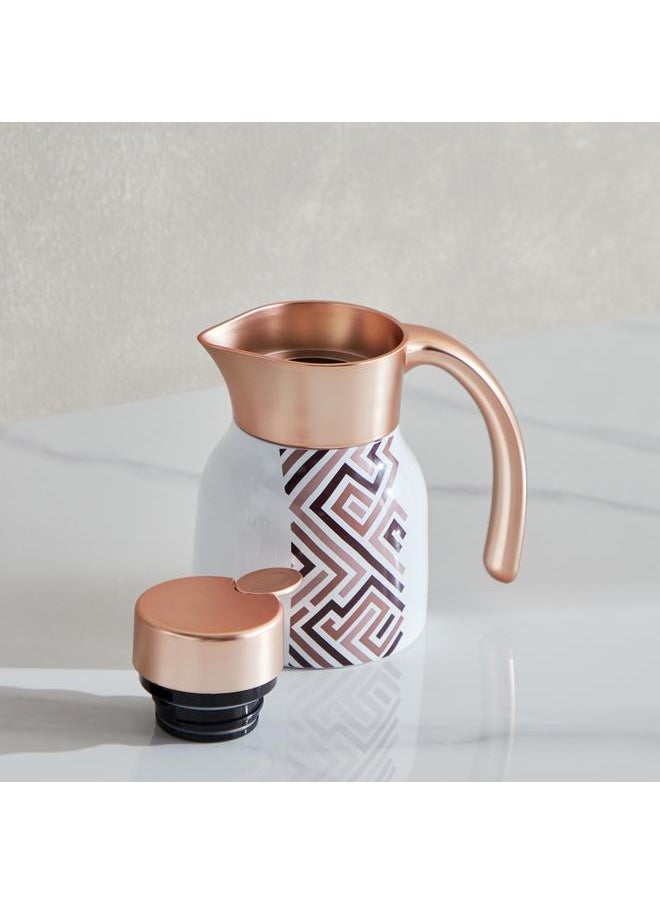 Home Box - Ridge Geo Stainless Steel Vacuum Flask - 600 ml - Image 1