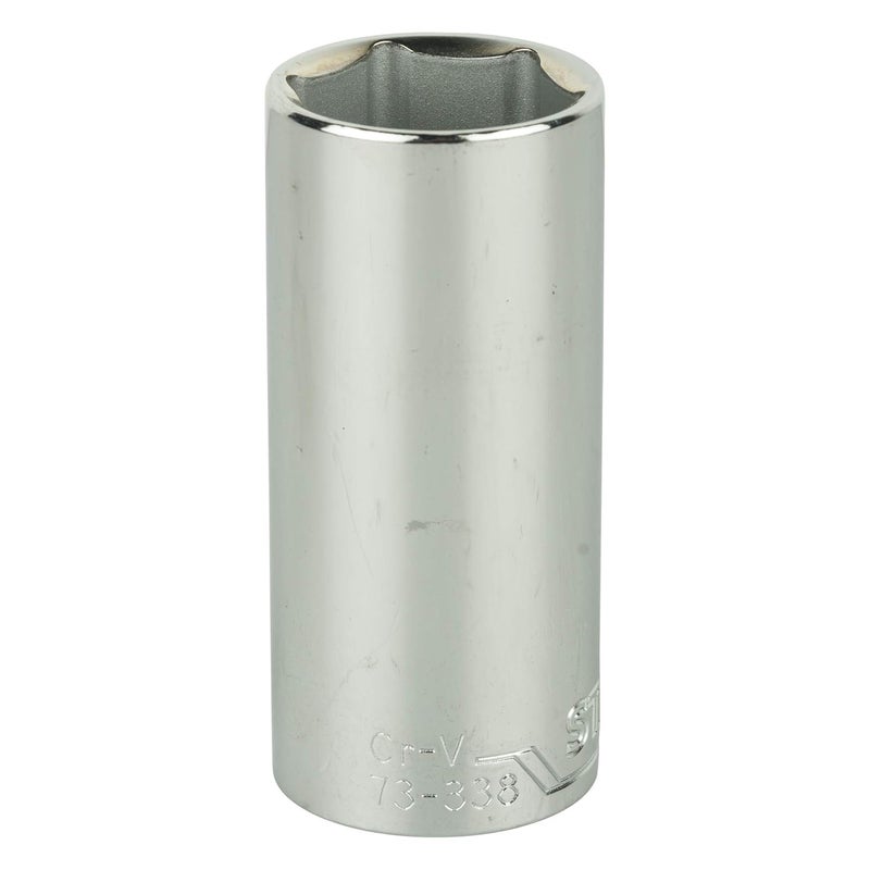 Stanley STANLEY STMT733388B 12inch 27mm Chrome Vanadium Steel 6 Point Deep Socket Silver  - Image 3