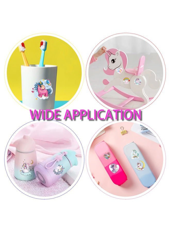 Hogoo 24 Sheets Unicorn Temporary Tattoos for Kids Girls, Cute Cartoon Fake Tattoo Rainbow Unicorn Stickers for Children, Birthday Party Favors Supplies Goodie Bag Stuffers Party Fillers - Image 5