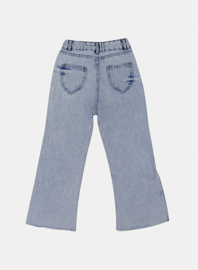 Solang Girls Light Wash Jeans - Image 2