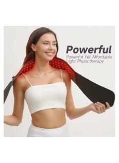 Generic Red Light Therapy Wrap Belt for Body, 100 LEDs, 5Gears 9Timers Remote Control, 660nm & 850nm Infrared Light Therapy for Back, Waist, Muscle Pain Relief, Flexible Portable Wrap Around Pad  - Image 4