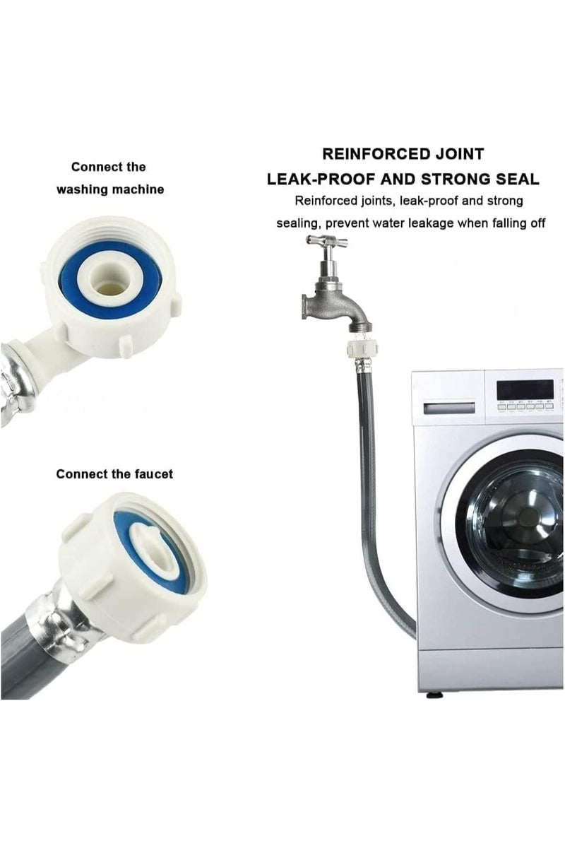 ETAVA Premium Quality Inlet Hose 1.5 Meter | Smooth & Reliable Dishwasher and Washing Machine Water Supply Pipe – Leak-Proof & Durable - Image 2