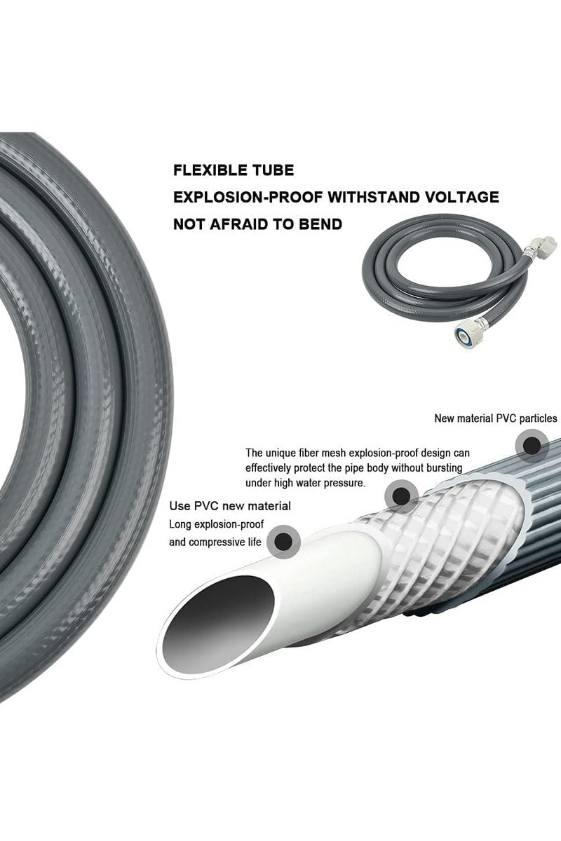 ETAVA Premium Quality Inlet Hose 1.5 Meter | Smooth & Reliable Dishwasher and Washing Machine Water Supply Pipe – Leak-Proof & Durable - Image 3