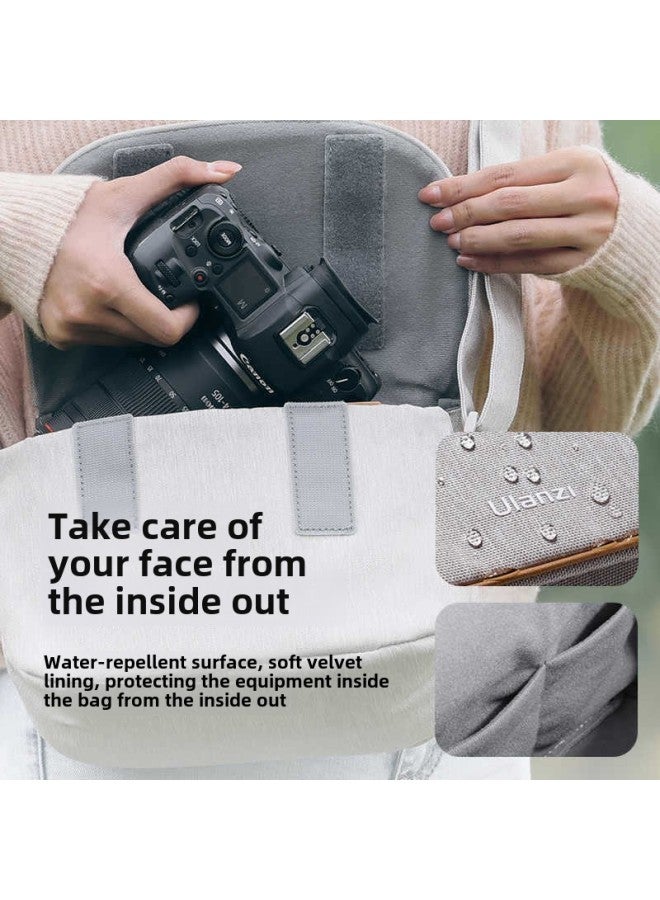 Ulanzi Basket F01 Lightweight SLR Camera Bag Single-shoulder Men's And Women's Crossbody Portable Micro Single Inner Bag Storage-Color: Lightweight Travel Shoulder Bag  - Image 5