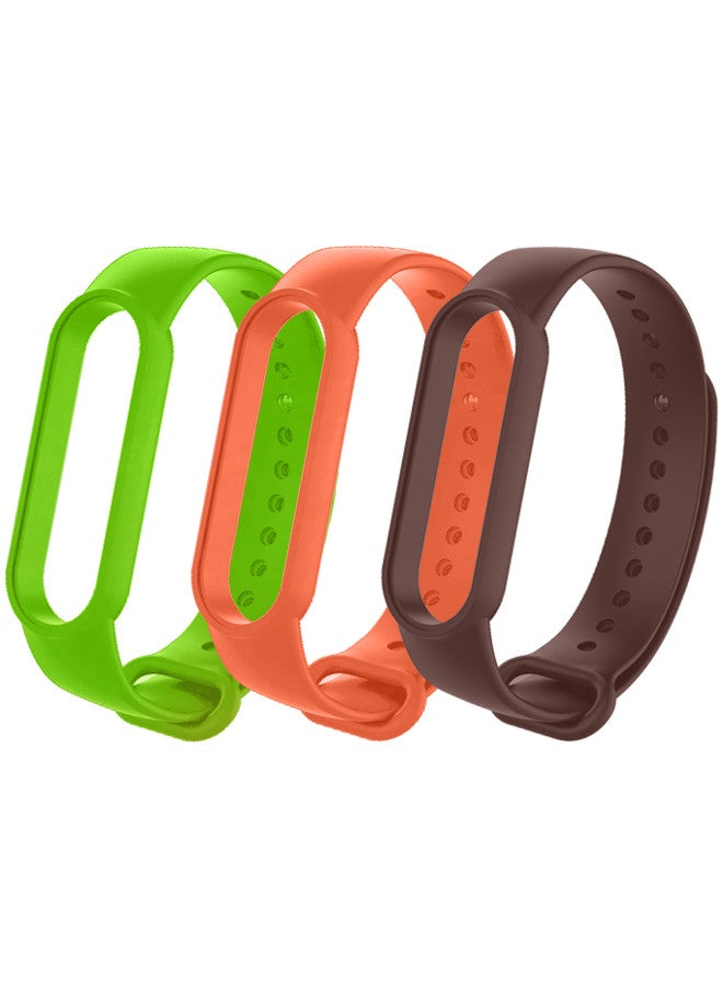 [for Xiaomi Mi Band 5/Mi Band 6] Strap Wristbands Colorful Bracelet for Women Men Silicone Replacement Bands - Image 2