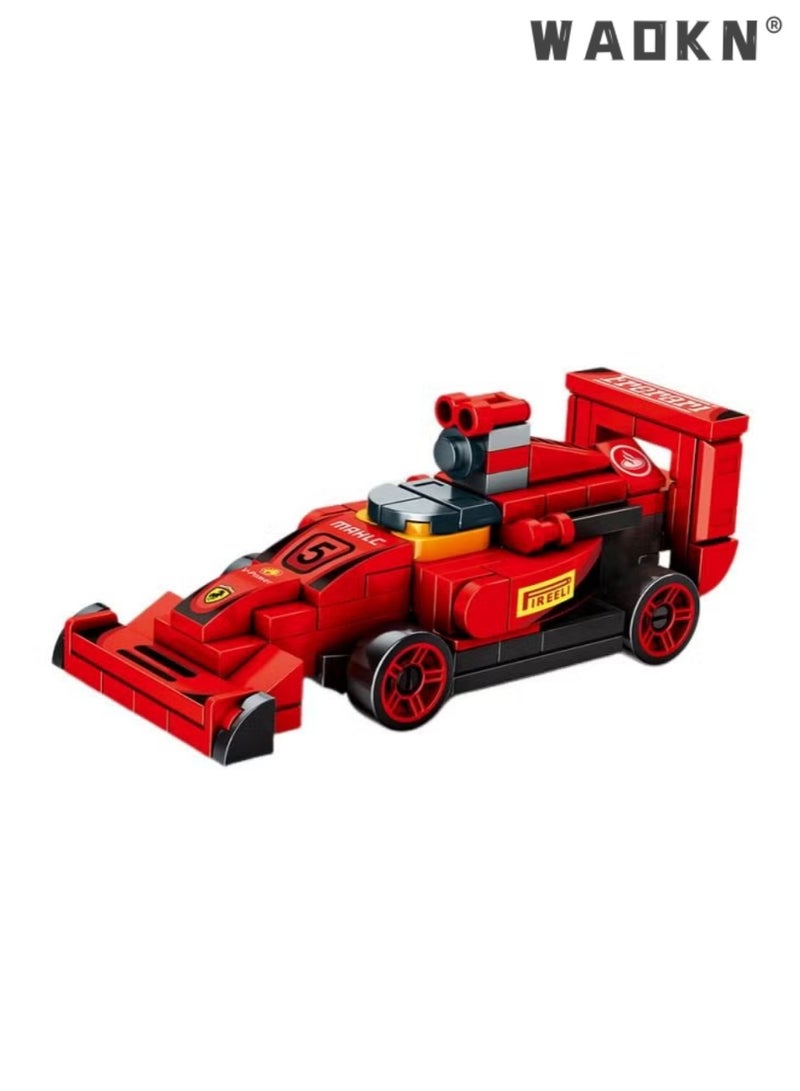WAOKN New Small Particle Assembled Vehicles Sports Car Model Toys Parent and Child Play Assembled Building Blocks Toys Exercise Kids Spatial Thinking Ability and Hands On Ability Preschool Boys and Girls Ages 5-10