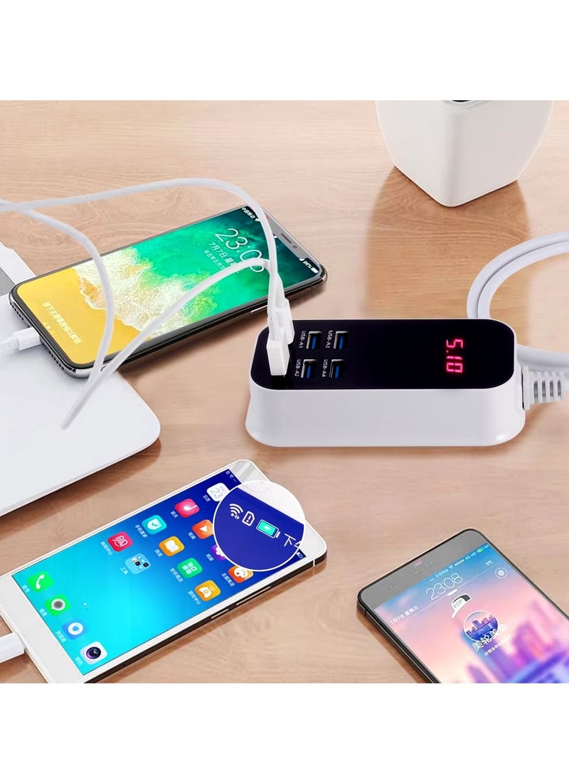 عام منصة شحن سريعة متعدد المنافذ 50 وات نوع PD25W C - QC3.0 USB - Image 5