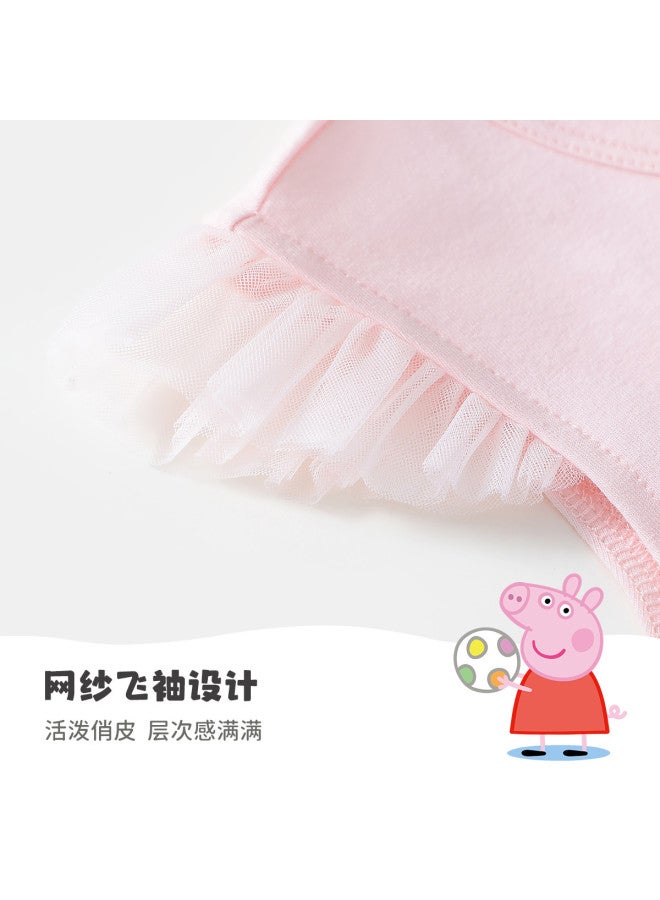 peppa Pig Summer Girls' Lightweight Skin-friendly Breathable Casual Set - Image 5