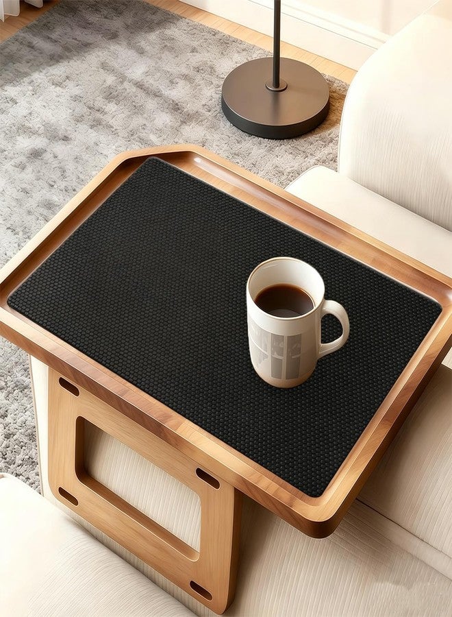 Astfys 2MM Thick Black Non-Slip Grip Mat - Washable & Cut-to-Fit, Multi-Use Anti-Slip Pad for Furniture, Pet Bowls, Folding Walker, Desks, and Crafts，Couch Arm Table，Guitar Non Slip Pad - Image 1
