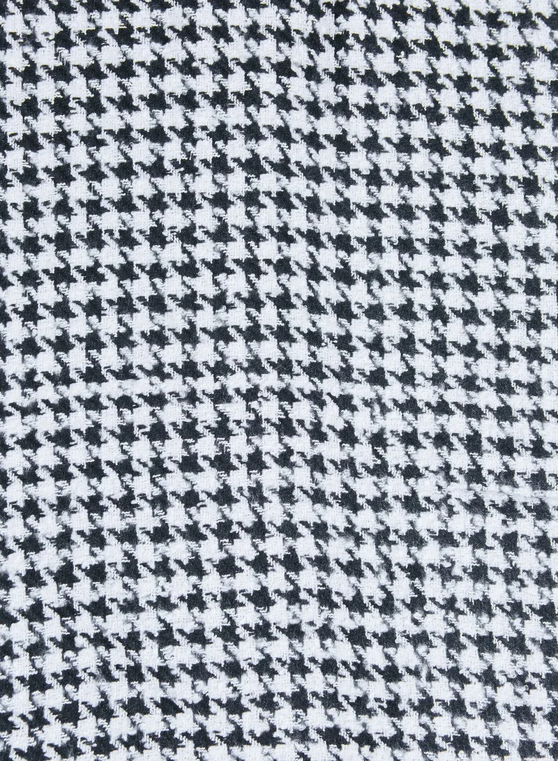 Ginger Houndstooth Scarf
