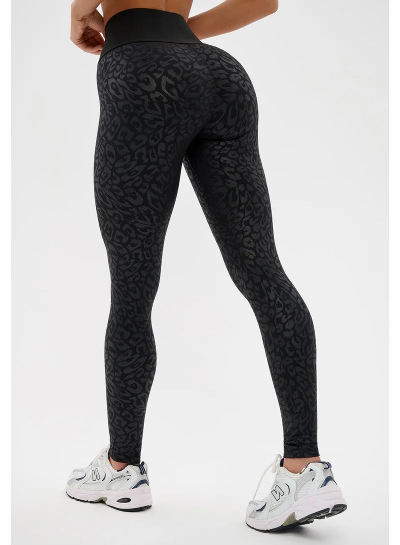 Bona Fide Corsage Panthera Legging for Ladies – Black