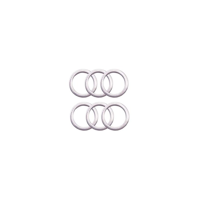 AIPICO 6 Pcs 90430-14M09-00 90430-14228-00 Engine Oil Drain Plug Gasket for Yamaha Outboard F100 F115 F150 F15 - Image 3