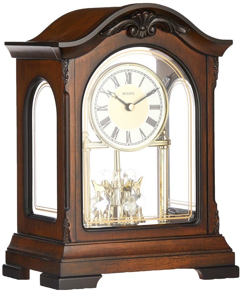 Bulova Bulova B1845 Durant Chiming Clock Walnut