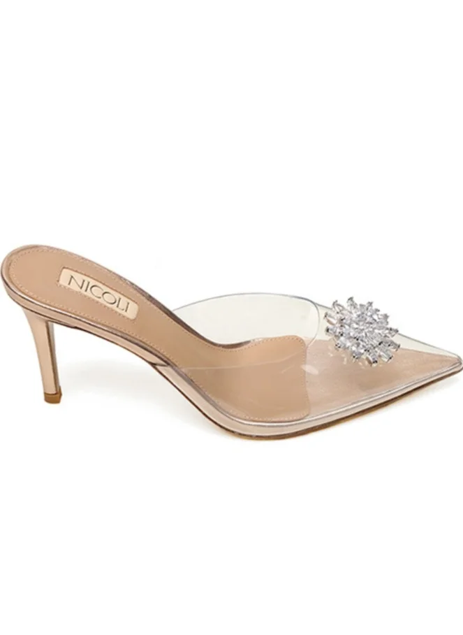 نيكولي Women's Luxury Embellished Pump Heel