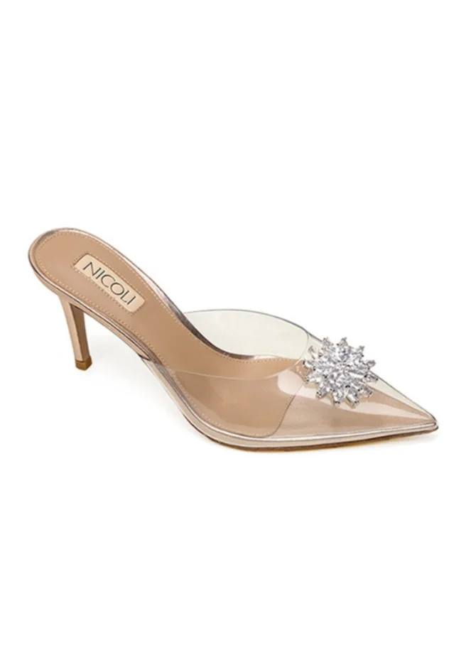 نيكولي Women's Luxury Embellished Pump Heel