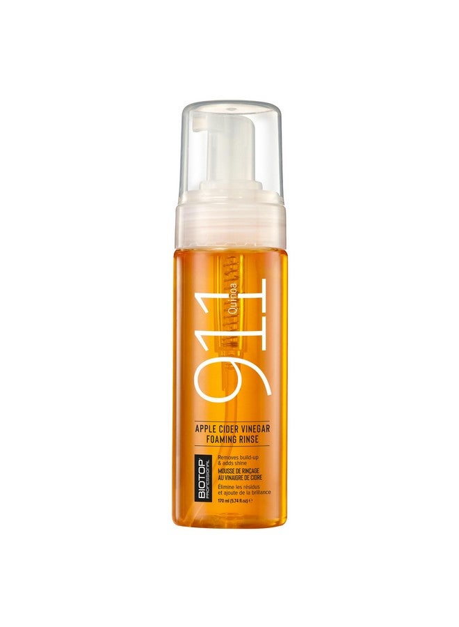 Biotop Professional 911 Quinoa Apple Cider Vinegar Rinsing Foam - Clarifying Hair Detox And Build Up Remover - For Dry, Sensitive Or Itchy Scalp - (5.74 Fl Oz/170Ml) - Image 1