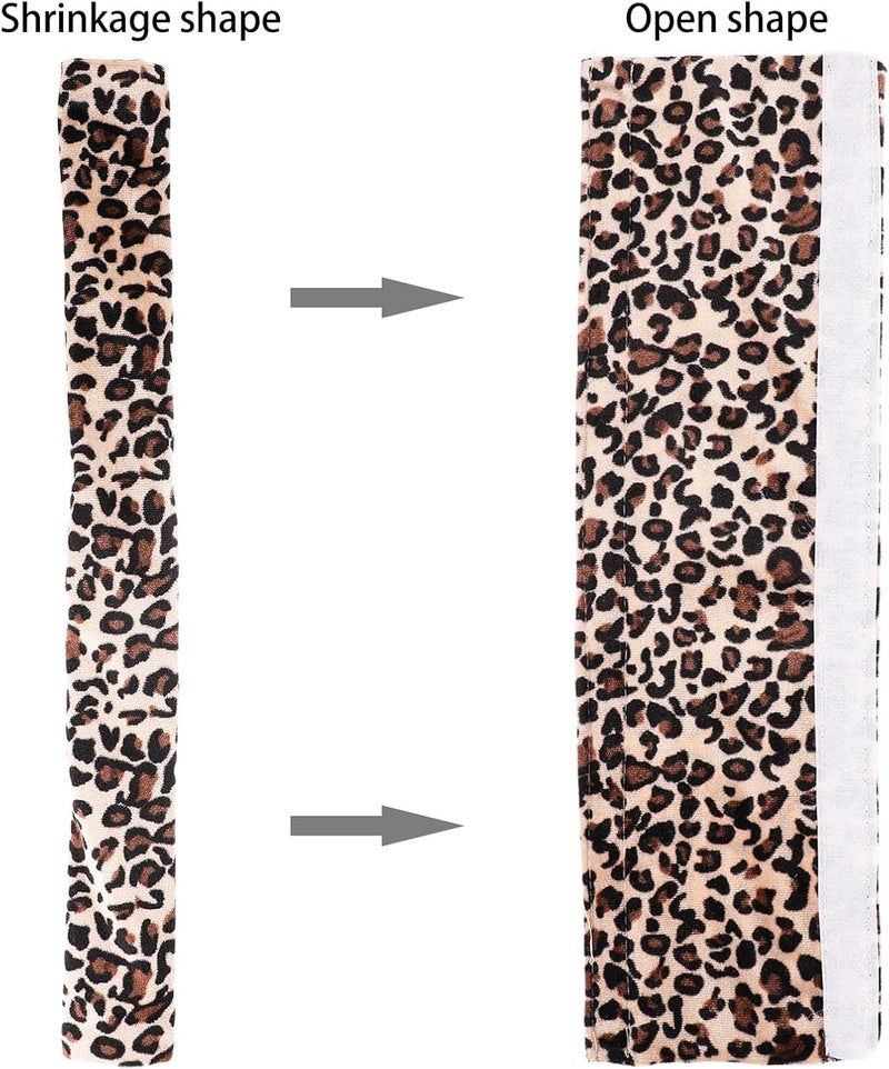 VERDANVERSE 4Pcs Leopard Print Refrigerator Handle Covers Non-Slip Insulated Oven and Fridge Door Handle Protectors for Cold Weather - Image 4