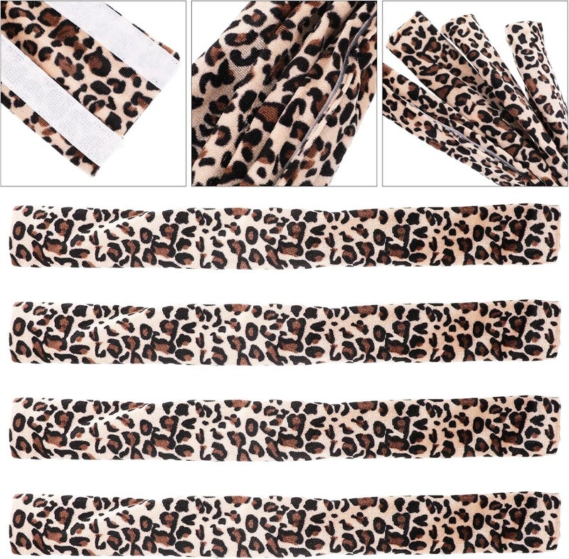 VERDANVERSE 4Pcs Leopard Print Refrigerator Handle Covers Non-Slip Insulated Oven and Fridge Door Handle Protectors for Cold Weather - Image 3
