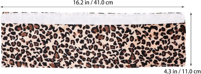 VERDANVERSE 4Pcs Leopard Print Refrigerator Handle Covers Non-Slip Insulated Oven and Fridge Door Handle Protectors for Cold Weather - Image 2