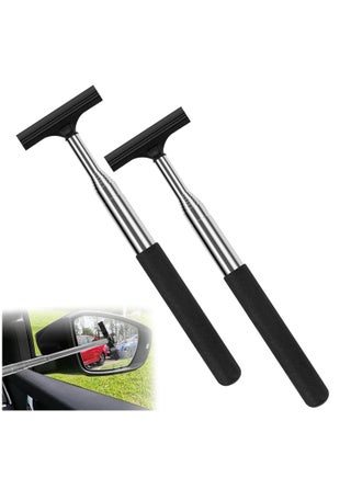 2 Pcs Car Mirror Wiper, 38.6in Handle Car Side Mirror Squeegee, Car Mirror Squeegee, Side Mirror Squeegee, Mini Squeegee for Rainy Foggy Weather - pzsku/Z7AE7019C2C7C1E83673AZ/45/_/1717035508/17a1cac1-a54e-4962-8f78-e964c4f70e05